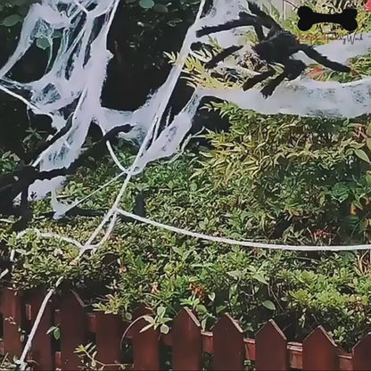 75M-150CM Halloween Giant Spider Decoration Haunted House Prop Indoor Outdoor Party