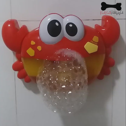 Baby Bath Toy Kids Bubble Crab Frog Automatic Baby Bath Time Fun Baby Toys Music Toy