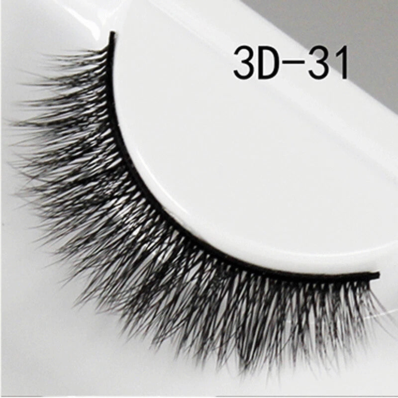 5 PAIRS Eyelashes Eye Lashes Natural Long Makeup False Mink Handmade Fake