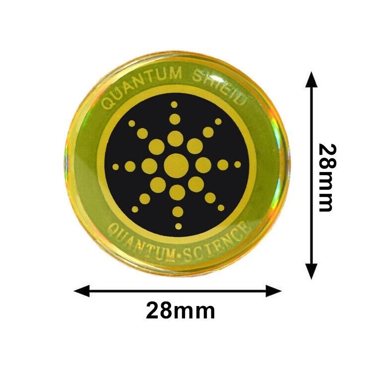 Anti-Radiation EMF Blocker Sticker - Quantum Shield Electro Magnetic Protector