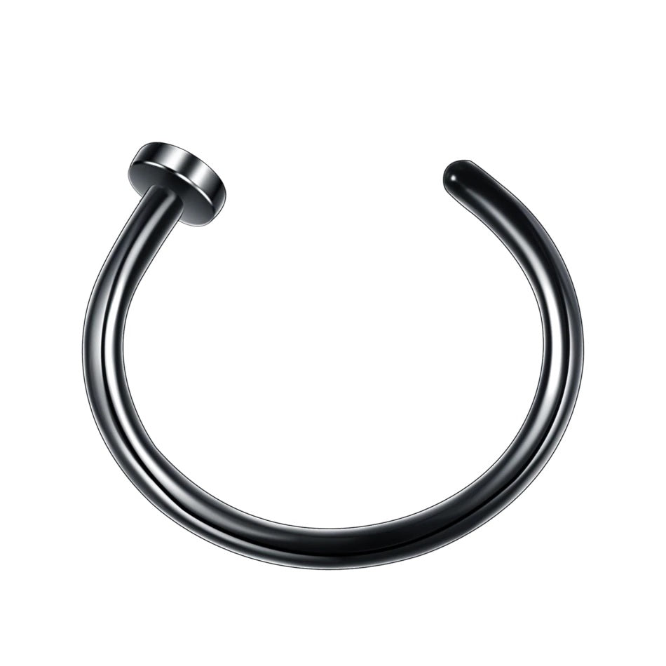 Fake Nose Ring Hoop Septum Lip C Clip Earring Piercing Body Jewellery Piercing