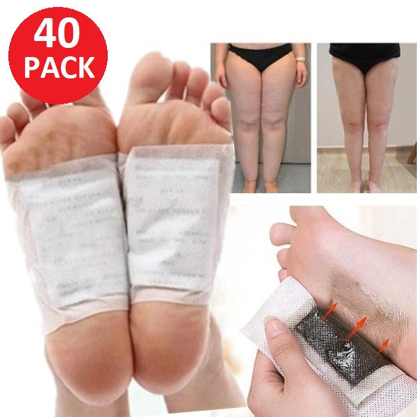 Detox Foot Pad Patches Pads Natural Plant Detox Herbal Toxin Removal Sticky Adhesive