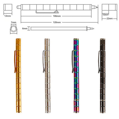 Modular Magnetic Magic Fidget Polar Pen Box Set -  Neutral Stress Relief