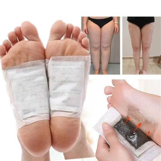 Detox Foot Pad Patches Pads Natural Plant Detox Herbal Toxin Removal Sticky Adhesive