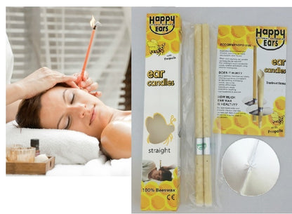 100% Beeswax Ear Candling Candles Candle Natural Quality Aromatherapy